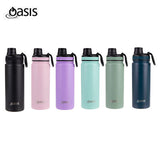 Oasis Stainless Steel Insulated Sports Water Bottle with Screw Cap 550ML