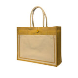 Laminated Jute Bag with Button