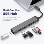 Ultra Slim 5 Ports USB Hub