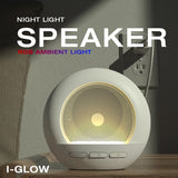 I-Glow Bluetooth Speaker with Night Ambient Light