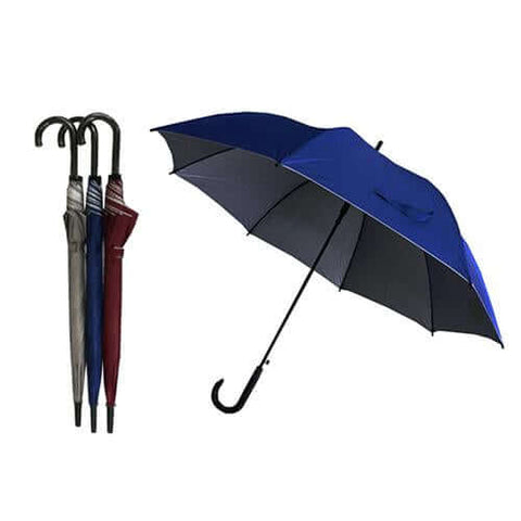 27inch Auto Silver Coated Golf Umbrella | Executive Door Gifts