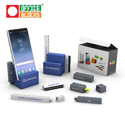 Office Blocks 5 in 1 Stationery Phone Stand Set | Executive Door Gifts