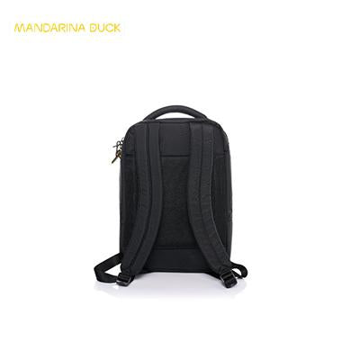 Mandarin Duck- ladie's Handbag, Red, leather, used as new. (s)