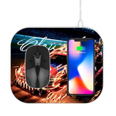 Mouse Pad with Qi Wireless Charger | Executive Door Gifts