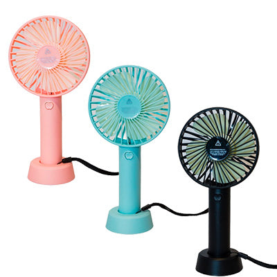 Handheld Rechargeable Fan with Stand