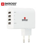 SKROSS 4 Port USB Charger - EURO | Executive Door Gifts