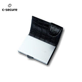 C-Secure Croco Leather Wallet