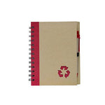 Eco-Friendly Recycled logo Cover Notepad with Pen | Executive Door Gifts