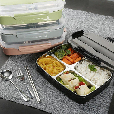Stainless Steel Lunch Box with Compartments | Executive Door Gifts