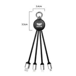 3 in 1 Fast Charging Cable (Round) | Executive Door Gifts
