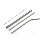 4 Pieces Stainless Steel Straw Set | Executive Door Gifts