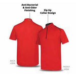 Ultifresh Oriental Zip Up Collar Polo T-Shirt | Executive Door Gifts