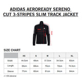 adidas Aeroready Sereno Cut 3-Stripes Slim Track Jacket