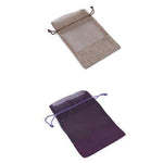 Eco Friendly Jute Accessories Pouch with Netting | Executive Door Gifts