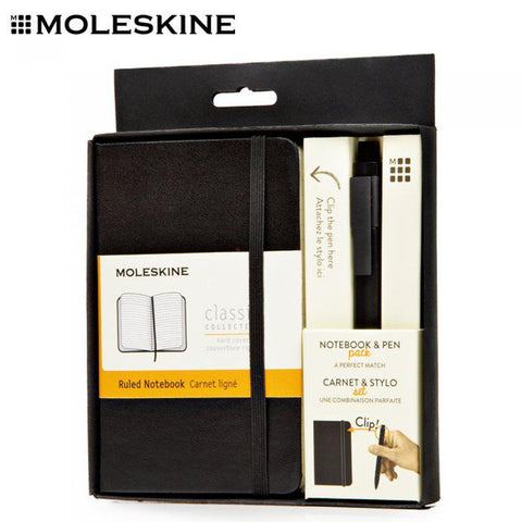 MOLESKINE A6 Notebook with Roller Pen Set | Executive Door Gifts