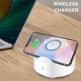 Bluetooth Speaker with Night Light and Wireless Charger