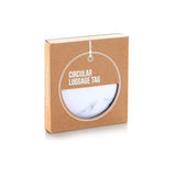 Marble Prints Circular Luggage Tag | Executive Door Gifts