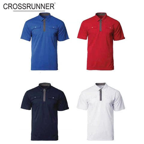Crossrunner 2600 Double Flap Patch Pocket Polo T-Shirt | Executive Door Gifts