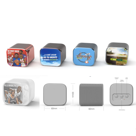 Bluetooth Speaker With Metalic Plating | Executive Door Gifts
