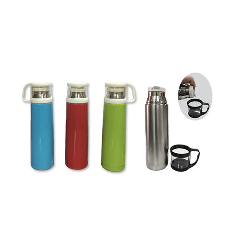 500ml Stainless Steel Vacuum Flask with Cup Lid