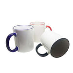 2-Tone White Ceramic Mug | Executive Door Gifts
