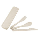 Wheat Straw Cutlery Set with Knife | Executive Door Gifts