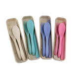 Wheat Straw Cutlery Set with Knife | Executive Door Gifts