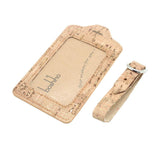 Eco-friendly Cork with PU Leather Luggage Tag | Executive Door Gifts