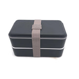 Double Layer Lunch Box with Rubber Tie | Executive Door Gifts