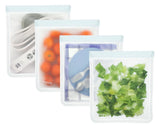 Rezip Lay-Flat Gallon Leakproof Reusable Storage Bag 4-pack kit