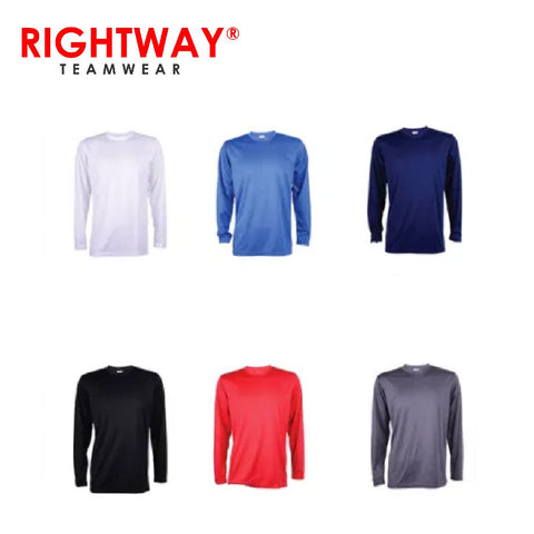 Rightway QDL54 Basic Long Sleeve T-Shirt | Executive Door Gifts