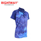 Rightway MOF 31 Neon-Tech Abstract Sublimation Polo T-Shirt | Executive Door Gifts