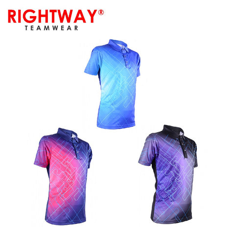 RightWay MOF 38 Men’s Neon-Tech Galaxy Collared Polo T-Shirt | Executive Door Gifts