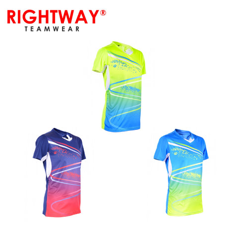 Rightway MOV 42 Neon-Tech Sparkle V-Neck T-Shirt | Executive Door Gifts