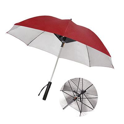 UV Coated Umbrella with Fan and Powerbank | Executive Door Gifts