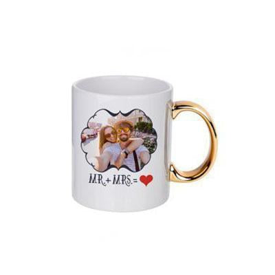 Mug with Gold Handle | Executive Door Gifts