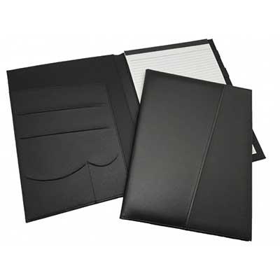 A4 Black Portfolio W/Notepad | Executive Door Gifts