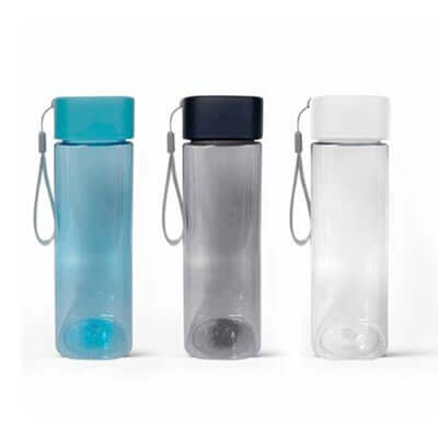 500ml Square AS Plastic Water Bottle
