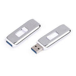White Chrome USB Flash Drive | Executive Door Gifts