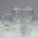350ml Clear Glass Tea Cup with Infuser