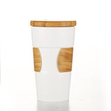 Eco Friendly Ceramic Mug with Bamboo Lid and Sleeve | Executive Door Gifts