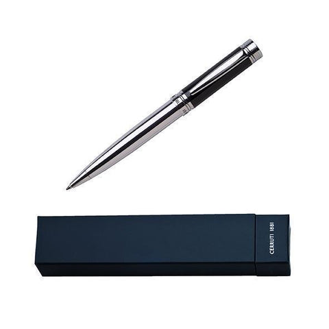 CERRUTI 1881 Zoom Black Ballpoint Pen | Executive Door Gifts