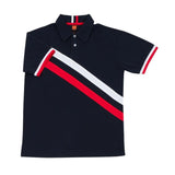 Classic Honeycomb Striped Polo T-shirt | Executive Door Gifts
