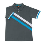 Classic Honeycomb Striped Polo T-shirt | Executive Door Gifts