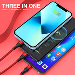 CableGlow Quick Charge 3-in-1 Cable