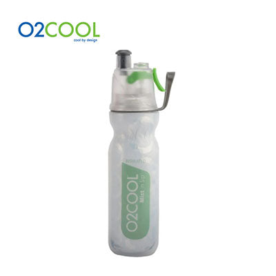 O2COOL Arctic Squeeze Mist ‘N Sip Insulated Water Bottle 20oz with Lock & Mount