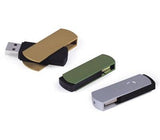 Aluminium and Rubber Coated Swivel USB Flash Drive | Executive Door Gifts