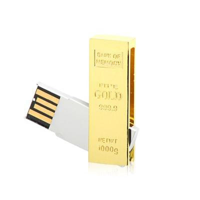 Gold Swivel USB Flash Drive | Executive Door Gifts
