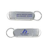 Metallic Shine USB Flash Drive with Key Ring | Executive Door Gifts