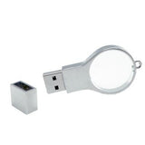 Magnifier Shape Crystal USB Memory Drive with LED Light | Executive Door Gifts